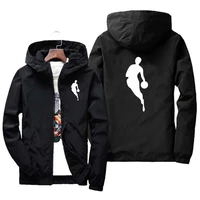 windbreaker men spring and autumn jacket mens light street style outdoor casual jacket coat hooded design sportswear