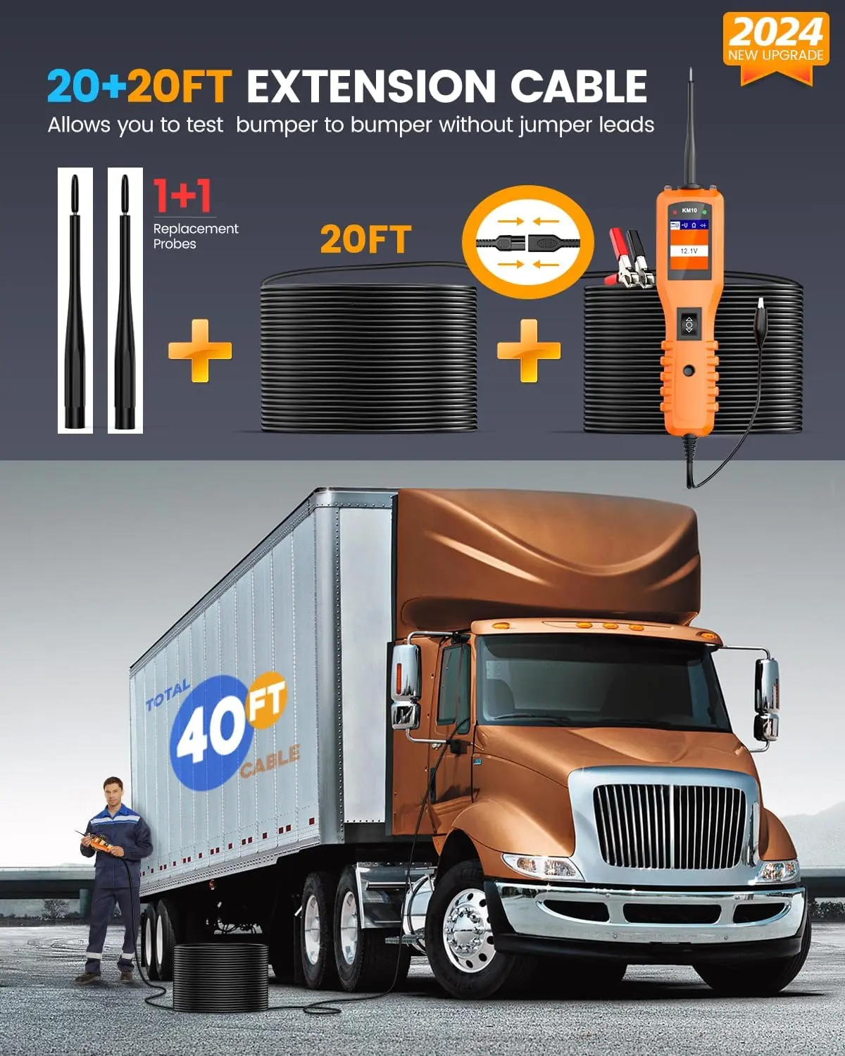 KZYEE KM10 Цифровой Тестер Напряжения Набор Для Обнаружения Неисправностей