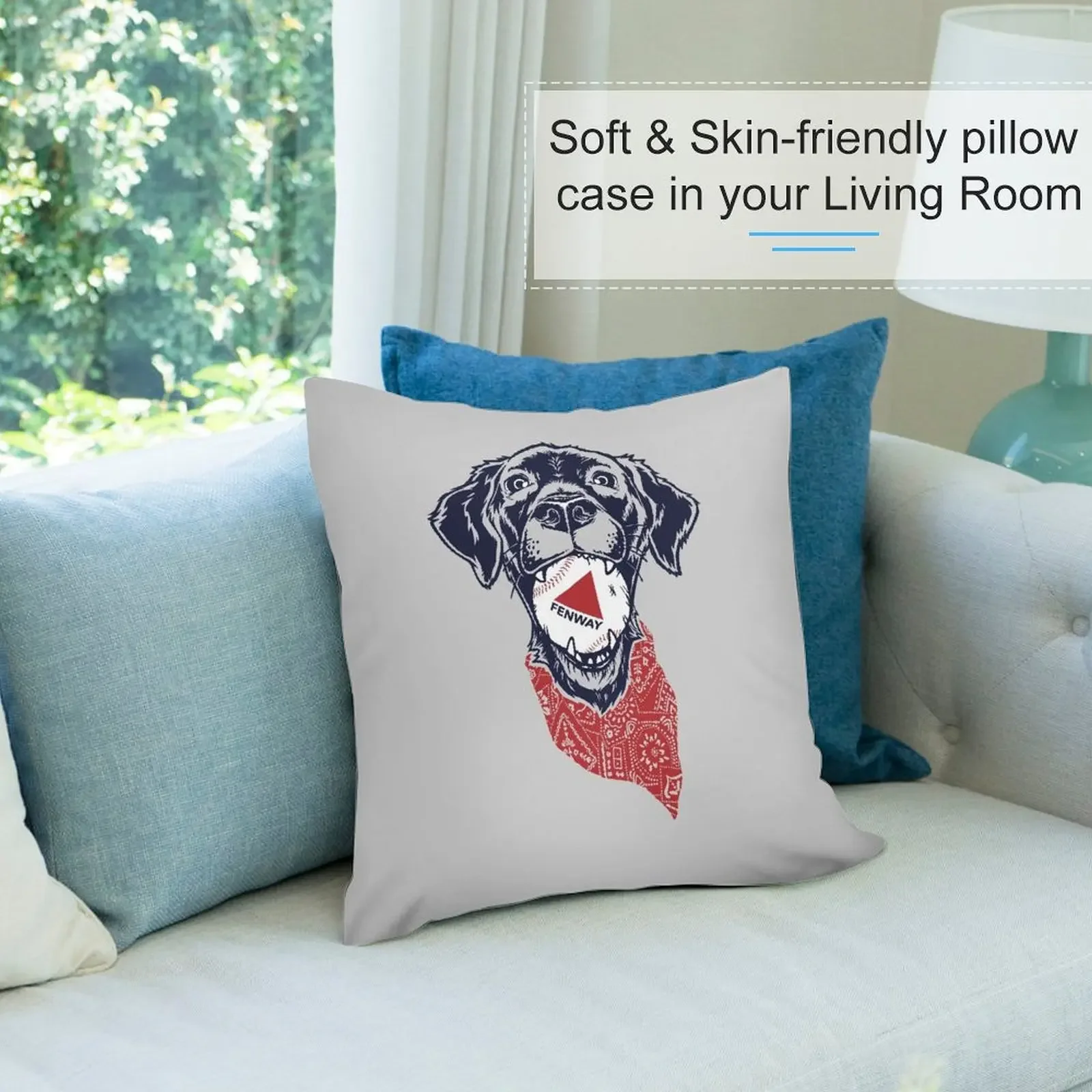 Подушка Fenway Baseball Dog рождественская наволочка подушки эстетические подушка для