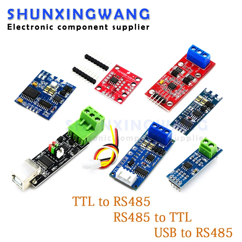 TTL to RS485 RS485 to TTL USB to 485 Industrial Single Chip Microcomputer Hardware Automatic Flow Control