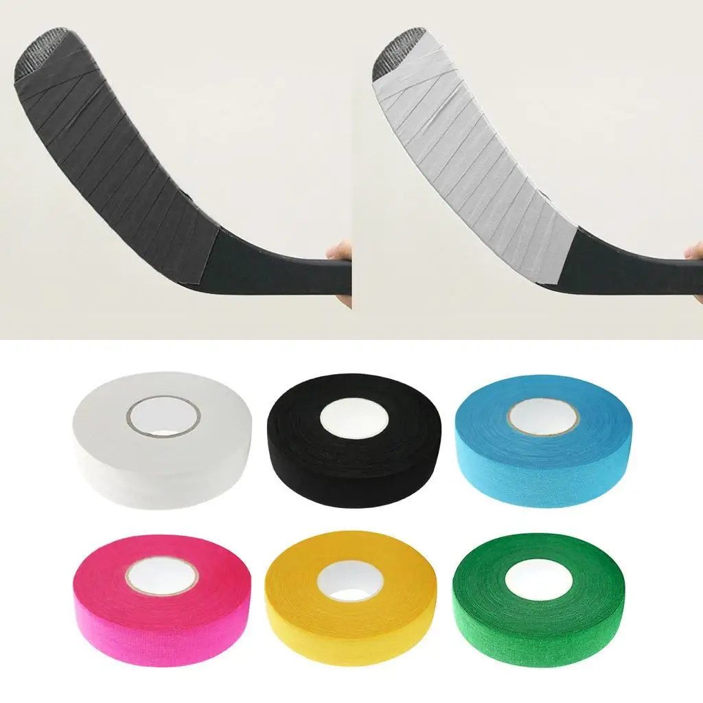 

Roll Adhesive Ice Hockey Tape Cotton Cloth Stick Handle Grip Wrap Light Blue