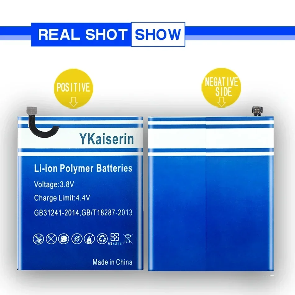 YKaiserin для MEI ZU 5500 мАч BA721 BA 721 Сменный аккумулятор Meizu M6 Note M721H M721L аккумуляторы
