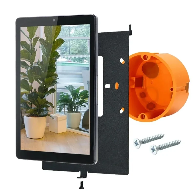 Фото 2026 YC-SM08P Недорогой промышленный Android-планшет с PoE, RJ45, Wi-Fi, 8 дюймов, для встраивания в стену, поддержка настенного корпуса 86-го размера, 1 смарт-панель для дома №5