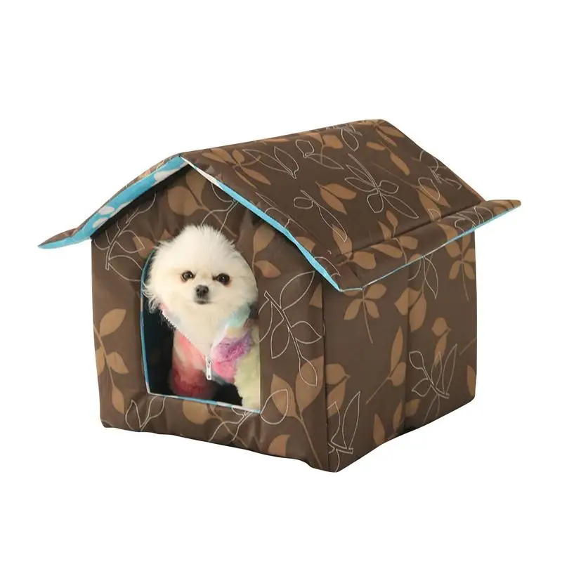

Foldable Dog House Kennel Bed Mat For Small Medium Dogs Cats Winter Warm Cat Bed Nest Pet Products Basket Pets Puppy Cave Sofa