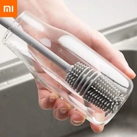 xiaomi mijia youpin silicone cup brush scrubber glass cleaner kitchen tool long handle drink wineglass bottle cleaning brush