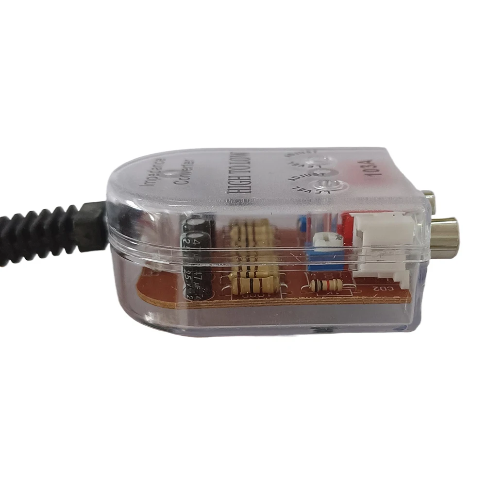 12 В автомобильное аудио от высокого до низкого RCA линейный сабвуфер