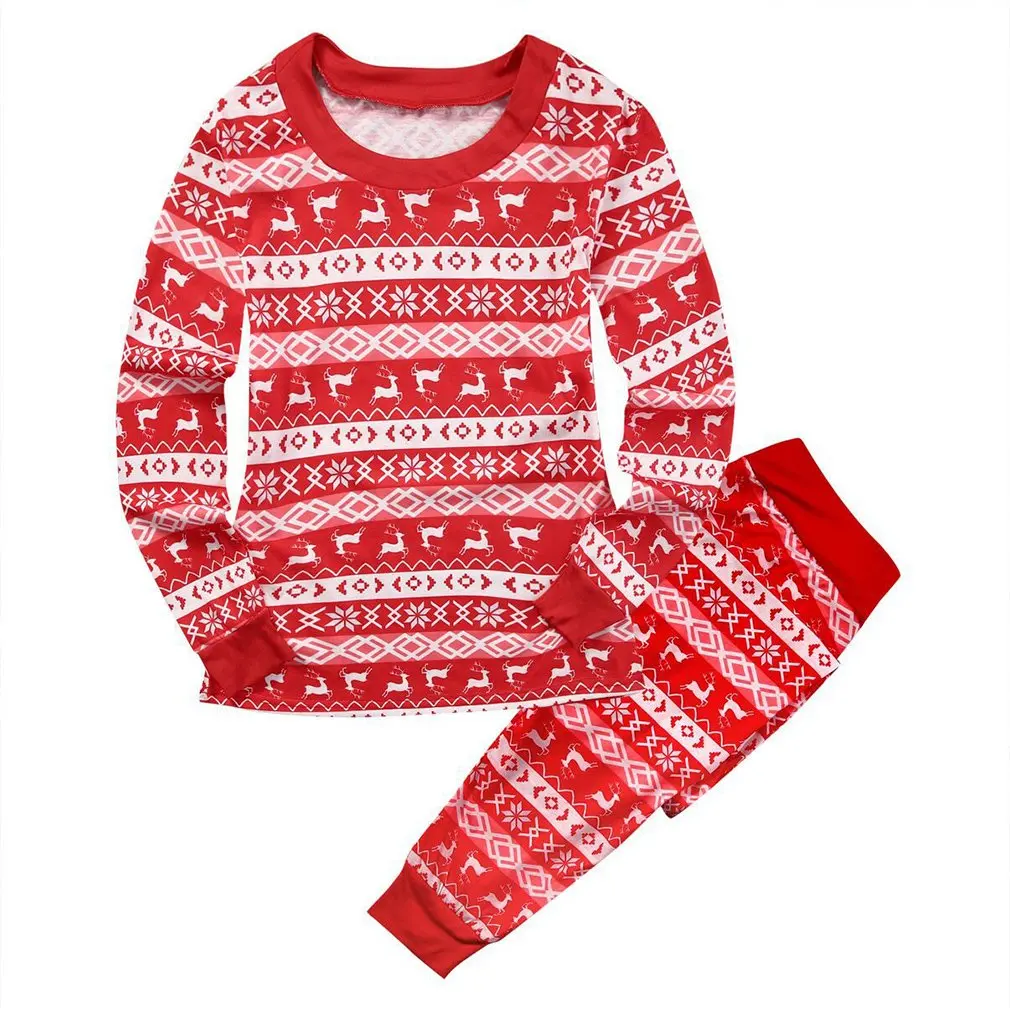 

Sleepwear Family Matching Outfit Parent Child Cotton Christmas Families Pajamas Breathable Family Pajama Set