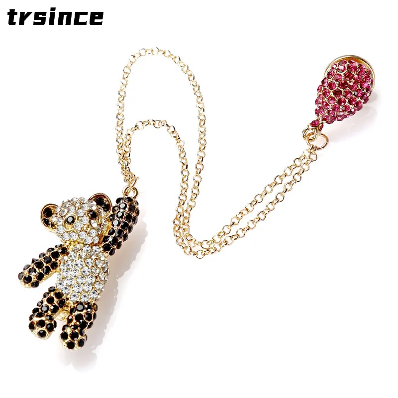 

Cute Pearl Panda Brooch Fashion Crystal Brooches for Women Costume Clothes Pin Jewelry Pins and Brooches Gift