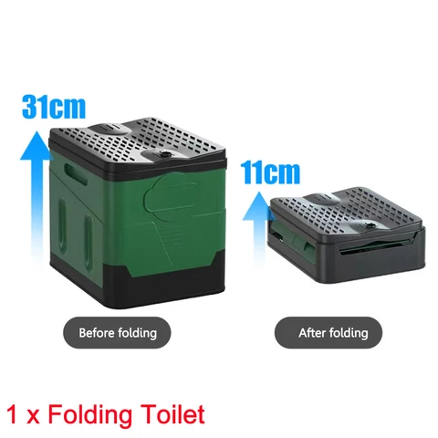 Автомобильный аварийный туалет с крышкой - изображение