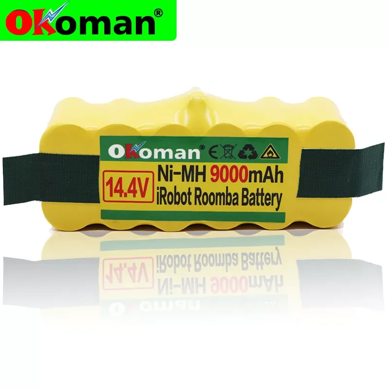 

2021 Original High Capacity 9000mAh 14.4V Battery For IRobot Roomba Vacuum Cleaner 500 530 540 550 620 600 650 700 780 790 870