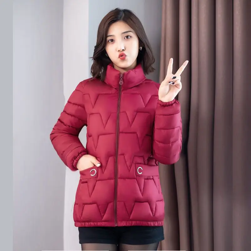 

Vangull повседневное черное зимнее пальто, женские толстые парки с длинным рукавом и воротником-стойкой, женские теплые мягкие свободные куртк...