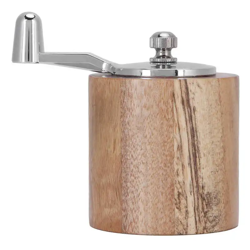 

Handhold Salt and Pepper Mills Manual Pepper Grinder Spices Mill Grinding Tool With Long Crank For Home Restaurant