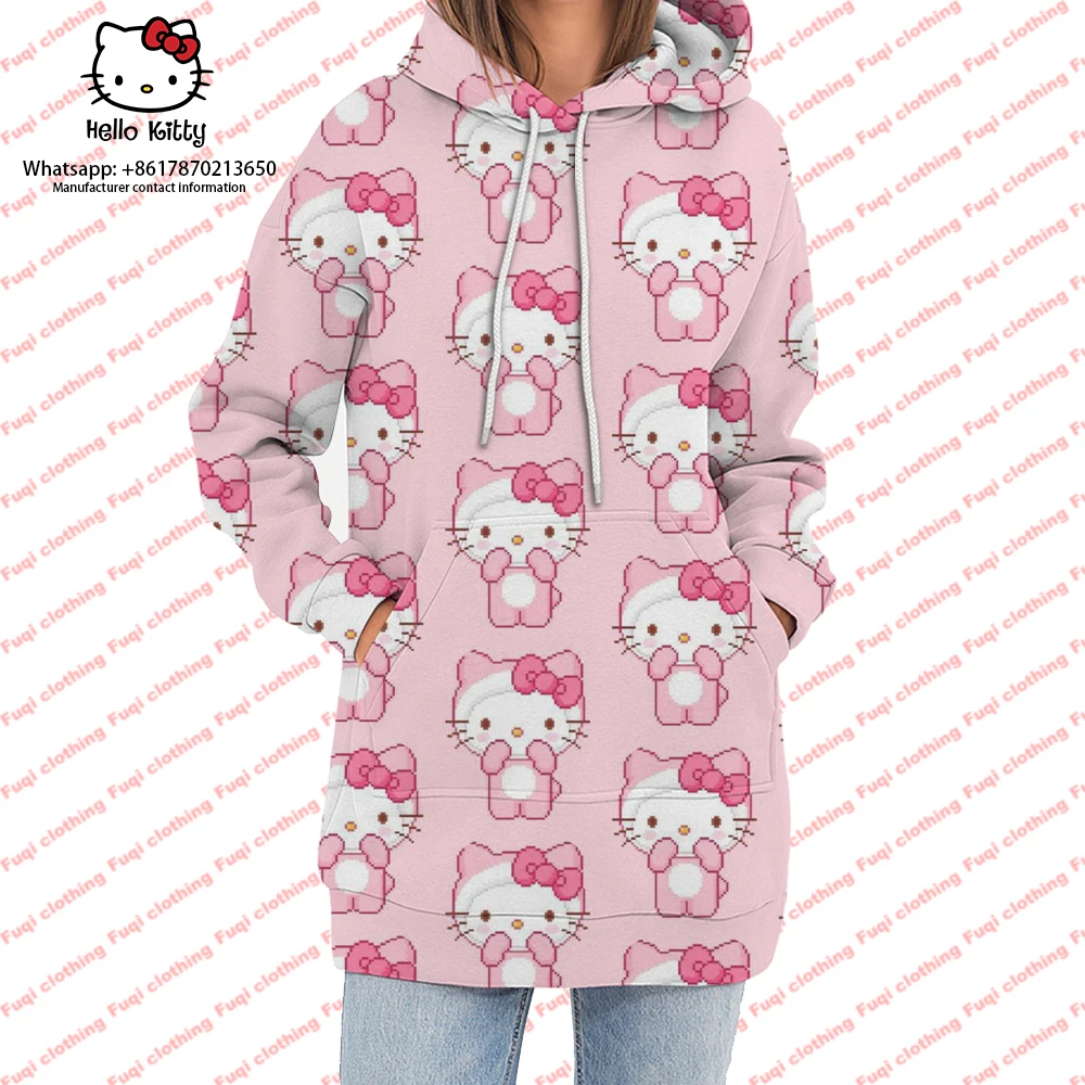 

Толстовка с капюшоном и длинным рукавом для родителей и детей