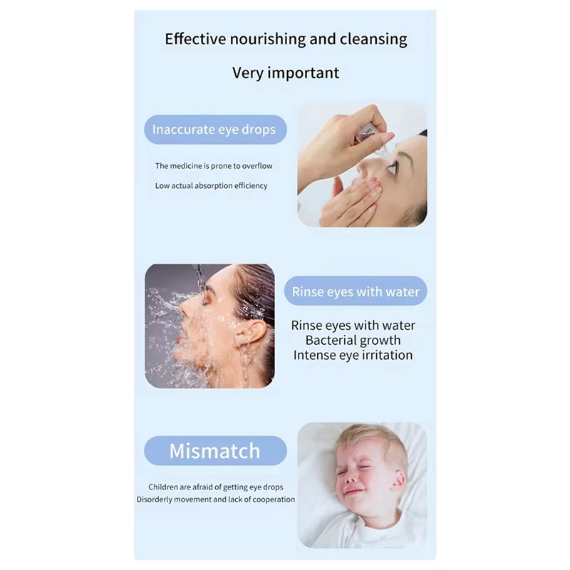 KD-132 Распылитель для глаз Искусственные слезы Сухие и усталые глаза с двойным