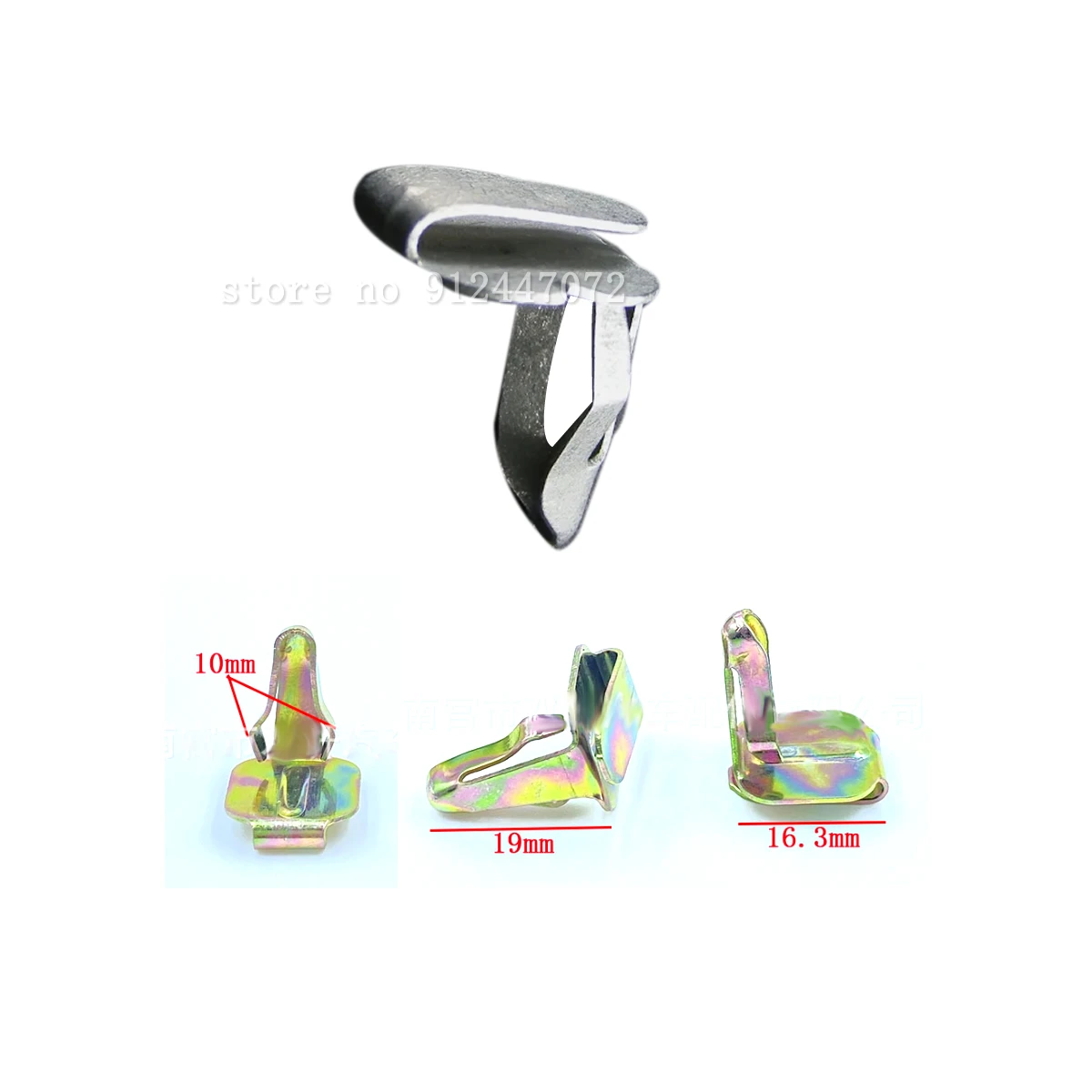 100x металлические зажимы для дверей и отделки панели отверстие 5/16 дюйма Chrysler Dodge