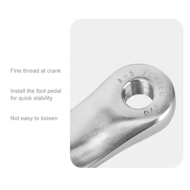 Шатун BCD для дорожного велосипеда 110 мм с отверстием на 8/9 скоростей