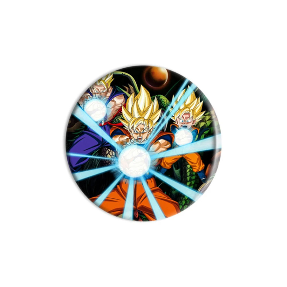 Фото Аниме Son Goku Kakarotto Yamcha Torankusu Trunks Bulma Косплей Костюм Значок Булавка SPTE Жесть Брошь Опора Рождественский Подарок №4