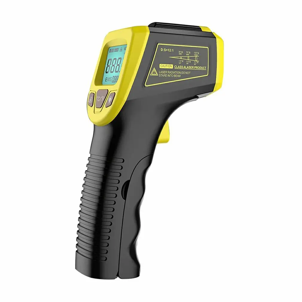 

GM320S Non-contact Digital Infrared Thermometer Laser LCD Backlight IR Temperature Meter Industrial Thermometer Tool Wholesale