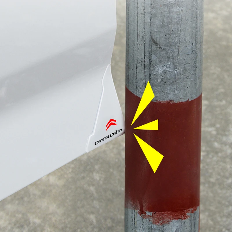 

2PCS Silicone Car Door Corner Cover 90 Degree Bumper Anti-Scratch Angle Accessories For Citroen C2 C3 C4 C5 C1 C4l Elysee Berlin