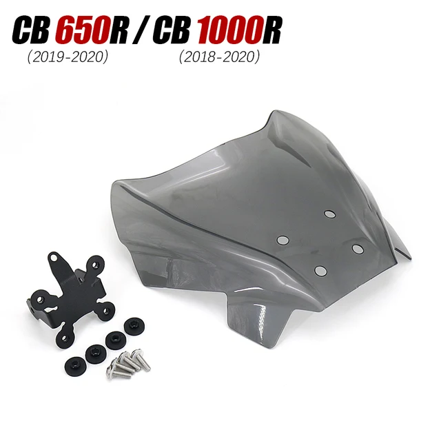 

Новый ветровой экран для Honda CB1000R CB650R CB 1000 R CB 650 R 2021 ветровое стекло ветрового стекла с кронштейном CB 650 1000 R аксессуары
