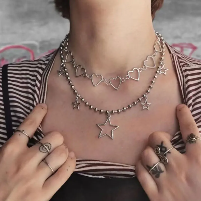 Ожерелье с перекрестными границами искусственными бусинами короткая стильная