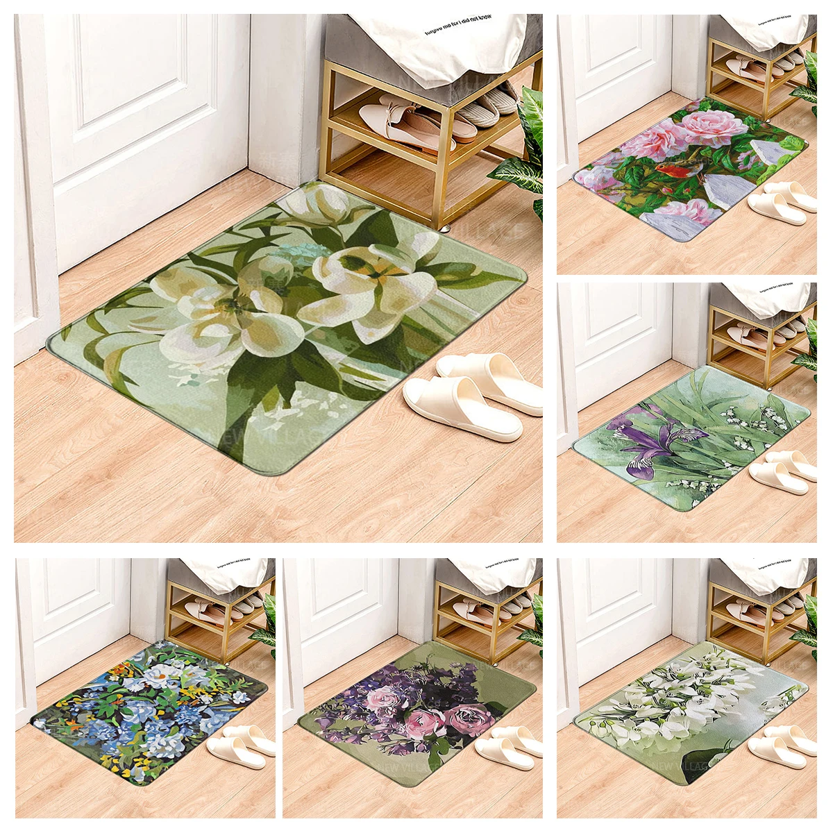 

Домашний Коврик для прихожей домашний Придверный коврик, современный коврик в нордическом стиле для ванной комнаты, коврик для ног, нескользящий коврик для ванной, кухонный коврик для поглощения воды