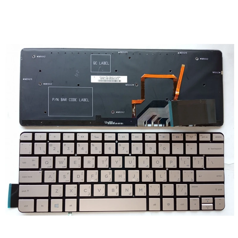 

AR Keyboard for HP Spectre 13t-h200 13-h 13-h200 13-h205eg MP-11L13SUJ442 737193-251 MP-11L1