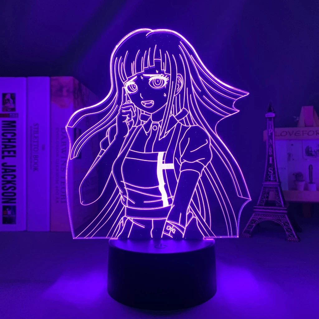 Manga Danganronpa Mikan Led Lamp for Child Bedroom Decor Night Light Birthday Gift Room Desk Anime 3d Light Danganronpa
