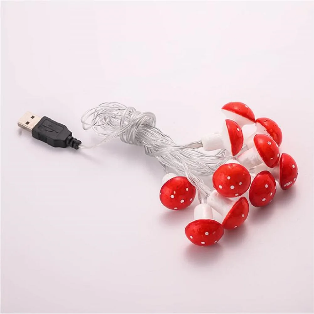 

Светодиодная гирлянда HEGEHE в форме гриба, 3 метра