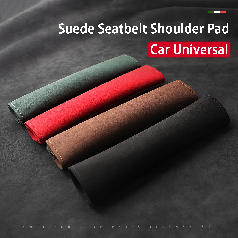 

2pcs Car Safety Belt Car Shoulder Protection Car-Styling Pad On The Seat Belt Cover Seat Belts Pillow For Car Universal