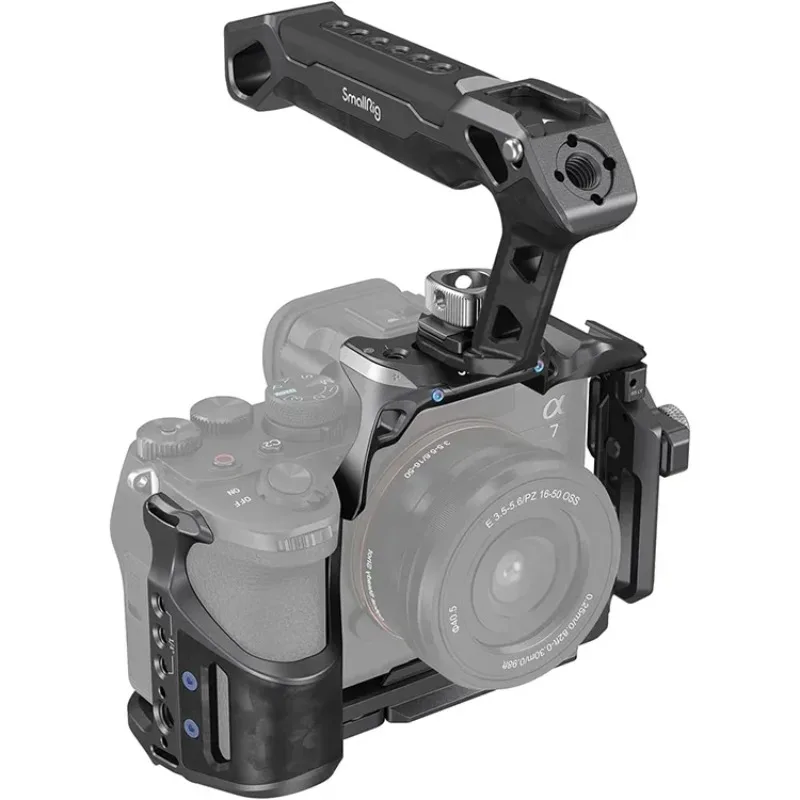 Фото Новый комплект SmallRig A7 IV Cage с верхней ручкой и зажимом для кабеля HDMI, базовый набор для Alpha 7R V/Alpha 7 IV/Alpha 7S III - 3708 В наличии №3