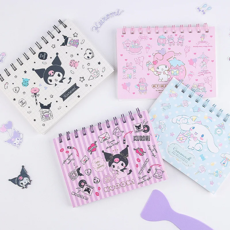 

4 шт./набор, блокнот Sanrio Kuromi в стиле А6
