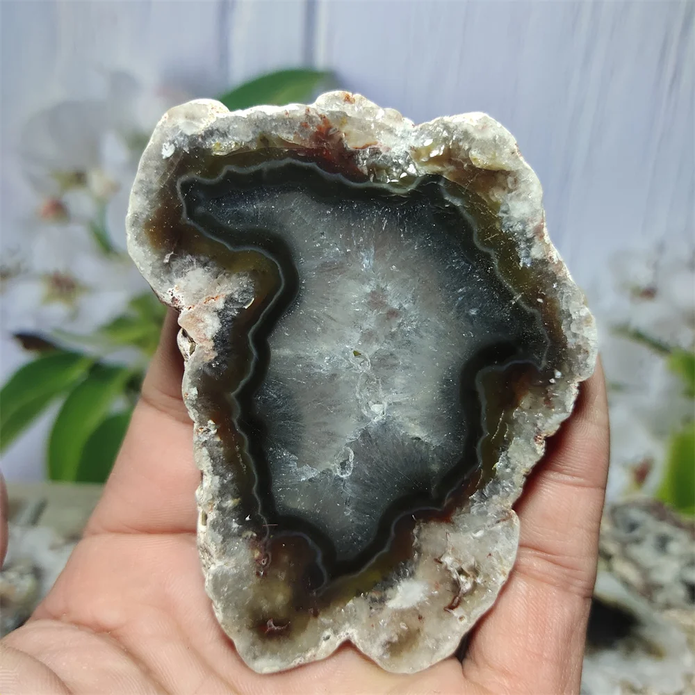 

Природный кристалл, Черный Сакура, агат, необработанная версия, спиртотерапия, рейки, подарок, фотоэлемент