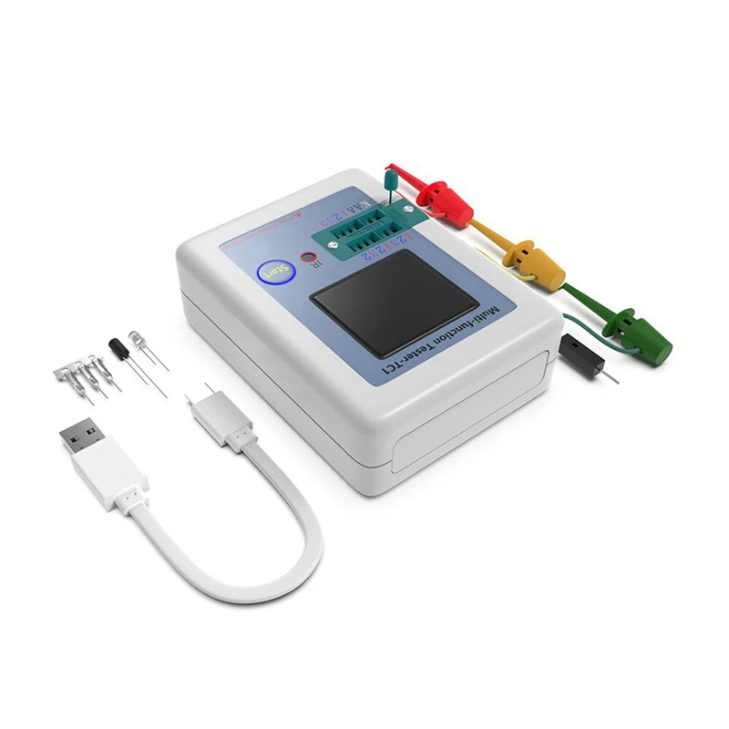 

LCR TC1 1.8 Inch Multifunctional TFT Transistor Tester LCD Display Multimeter Transistor Tester