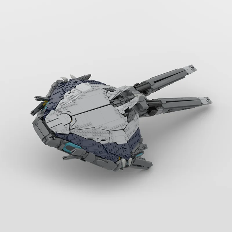 Фото 4516 деталей MOC Space Warframe - модель десантного корабля Liset, строительные блоки, идея для художественного образования, коллекция креативных кирпичиков для сборки. №5