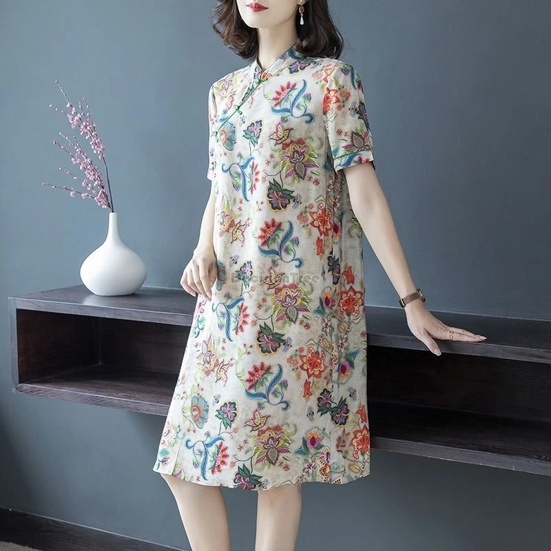 Женское повседневное платье Ципао DecisionTree