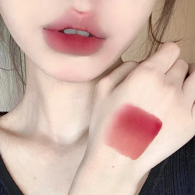 

6 Colors Moisturizing Lip Gloss Velvet Matte Soft Mist Texture Color Rendering Lip Tint Waterproof Lasting Non-stick Lipsticks
