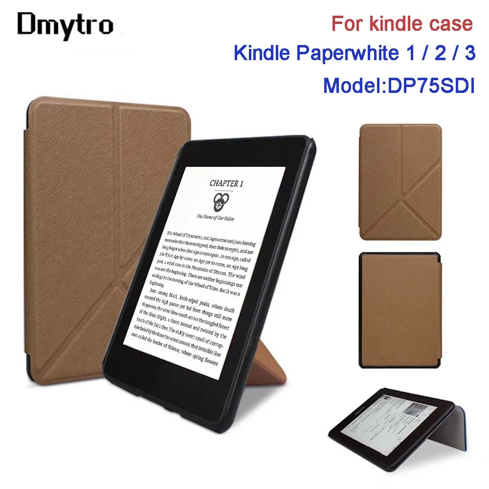 

Чехол для Kindle Paperwhite 1/2/3 DP75SDI/EY21 2012 2013 2015 5th 6th 7thgeneration 6 дюймов ПУ Чехол-подставка