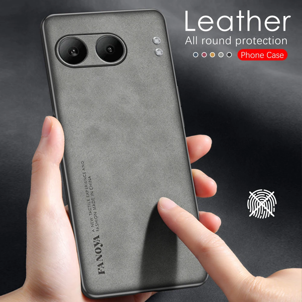 Кожаная задняя крышка для OnePlus Nord 4 2024 Yangbuck мягкая рамка Защитные Чехлы