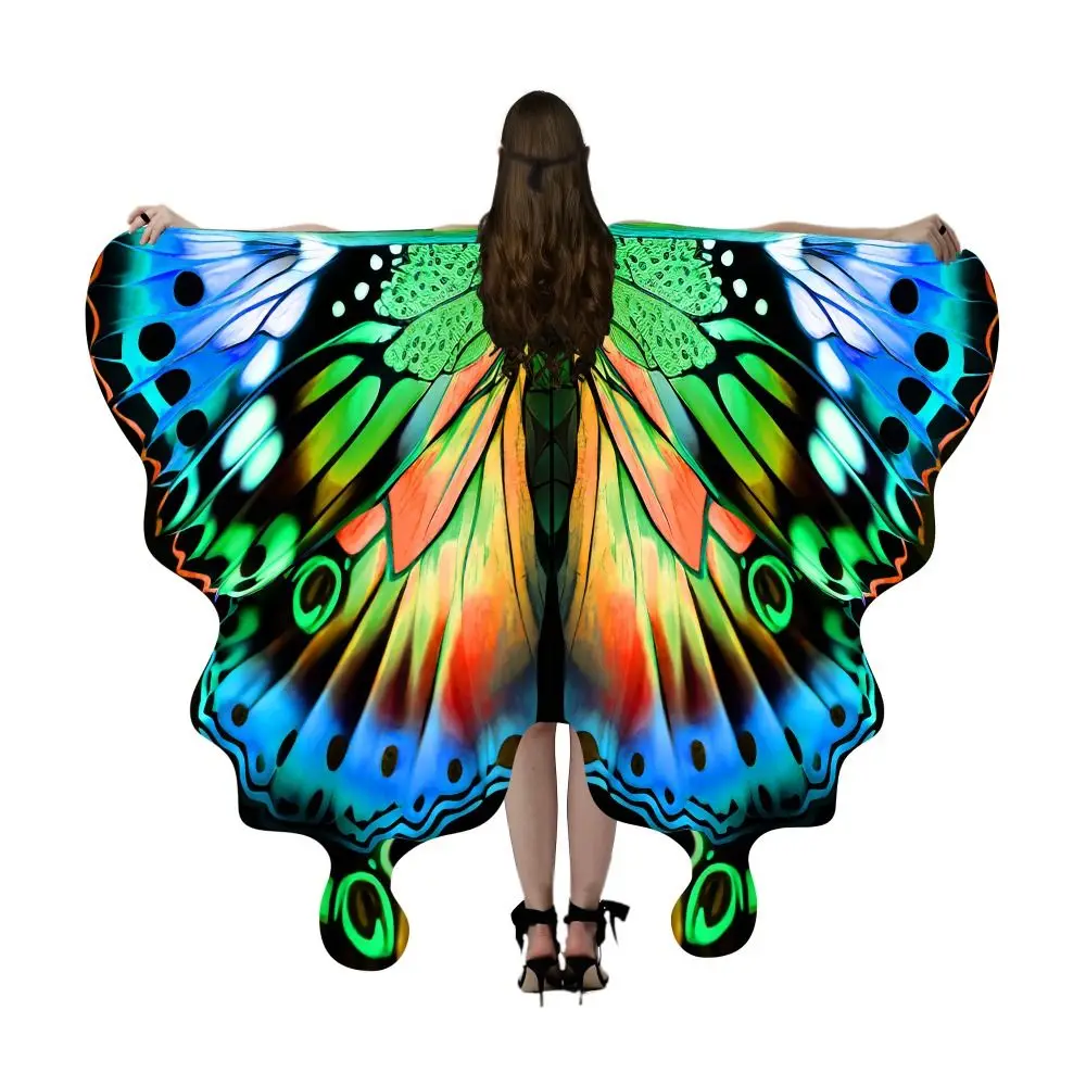 Фестивальные аксессуары для вечеринок шаль с бабочкой накидка вечеринки косплей