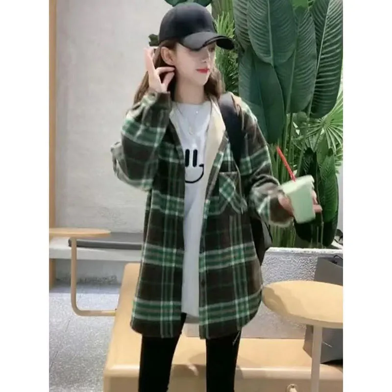 Топы с капюшоном и длинными рукавами женская куртка в Корейском стиле средней