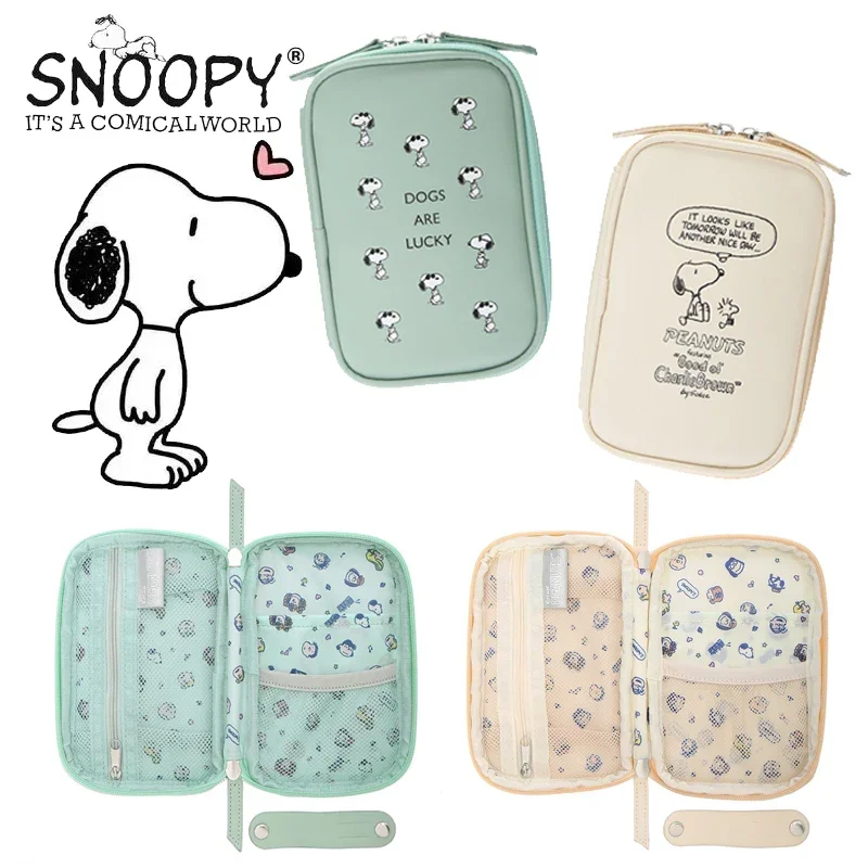 Органайзер для гаджетов Snoopy дорожная сумка хранения USB-кабеля цифровых