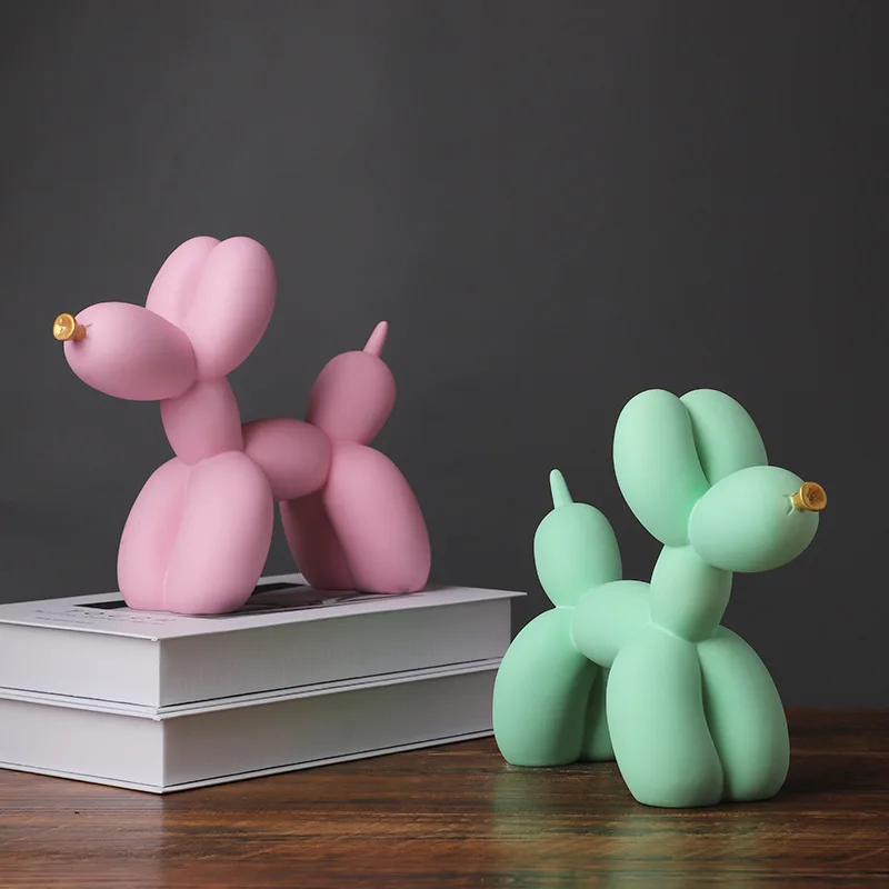 

Nordic Balloon Dog Modern Minimalist Creative Resin Furniture Living Room Decor Resin Crafts Office Decoration