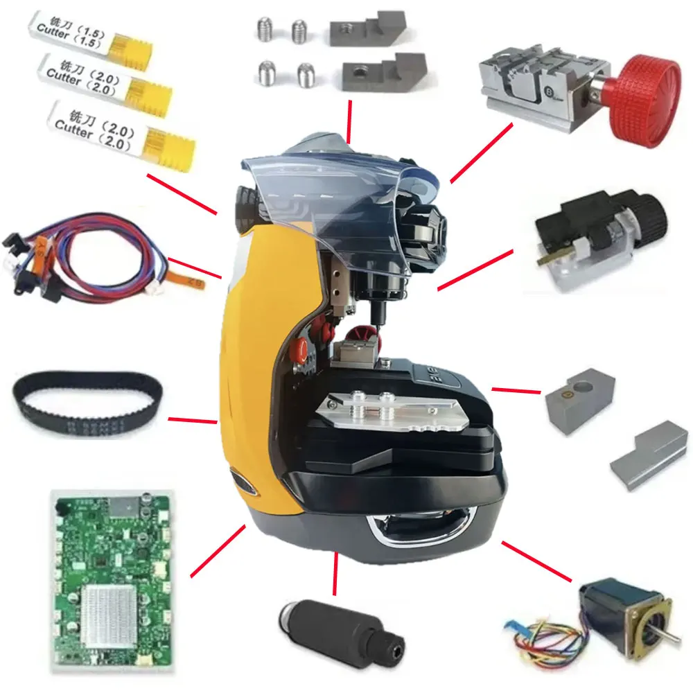 Запасная часть XYZ сенсор ленточный стопор шпиндель фреза ключевой зажим для 2M2