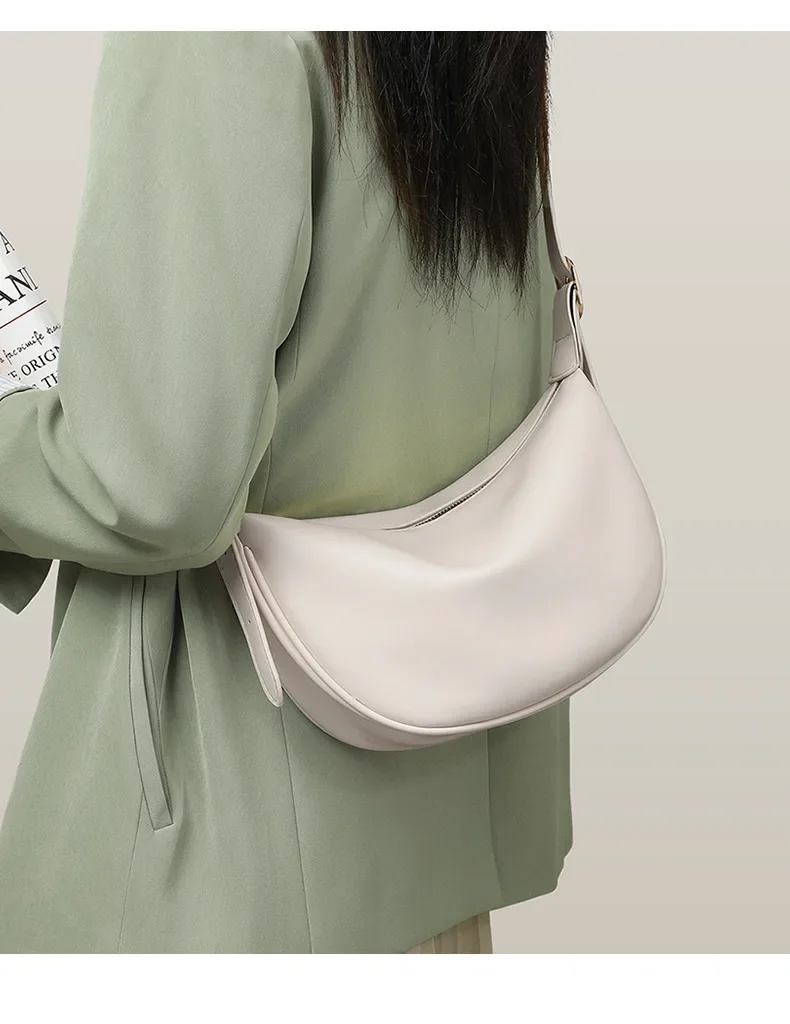 Высококачественная Сумка Через Плечо Jiaozi Bao Городской Простой Дизайн