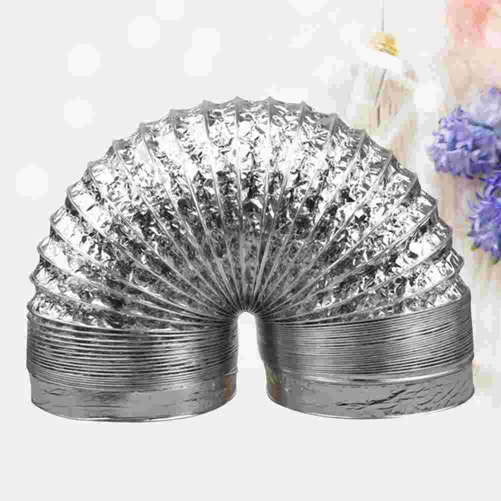 

1 Pc 2m Thicken Aluminum Foil Duct Hose Flex Air Intake Pipe Ventilation Fan Exhaust Vent Hose for HVAC Ventilation 10mm