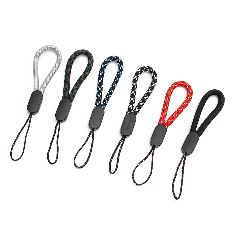 

6Pcs Hand Wrist Lanyard String Short Grip Lanyard Mobile Phone Strap for USB Flash Drive Keychain ID Badge Holder DIY Hang Rope