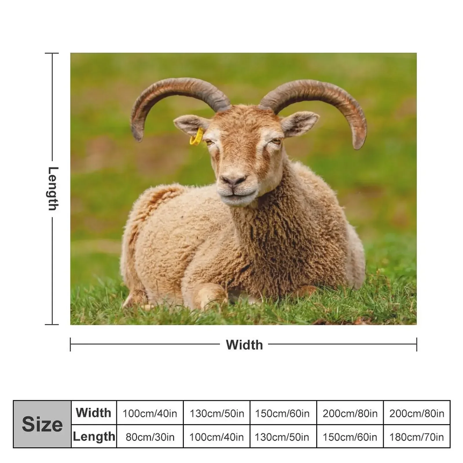 Одеяло Soay Sheep волосы летние аниме одеяла люксового бренда