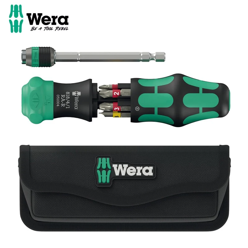 

WERA Kraftform Kompakt 25 RA-R отвертка с чехлом, 6 шт.