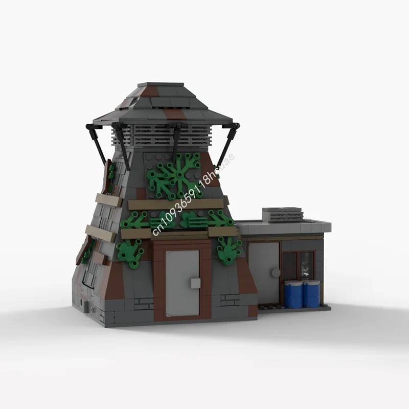 686 деталей MOC: Башня-печь на острове Сорна (Jurassic World), конструктор, рождественский подарок, детские подарки, развитие пространственного воображения (art.: 3920d811aed2e) - 3920d811aed2e
